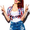 Patterned Flannel Classic Shirt for Women - Image 2